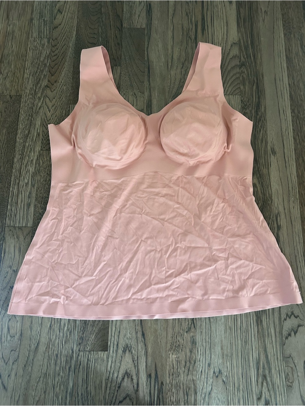 Knix Seamless Nude Peach shape Wear Wireless Bra Tank Top - Smooth Comfort